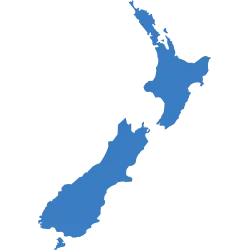 New Zealand map