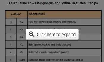 feline beef meal recipe preview