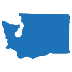 Washington state map