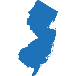 New Jersey map