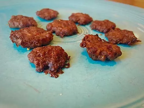 mini beef burger