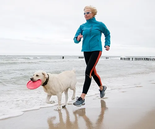 A dog can help you stay healthy