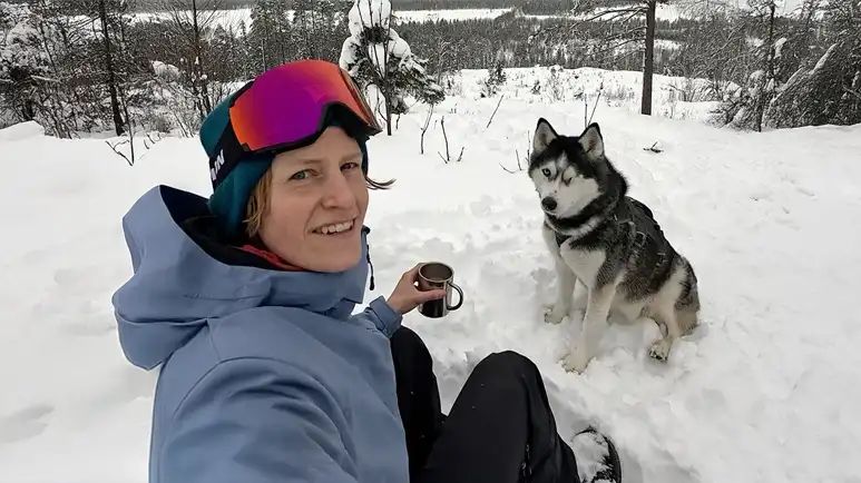 naps hikes and husky love