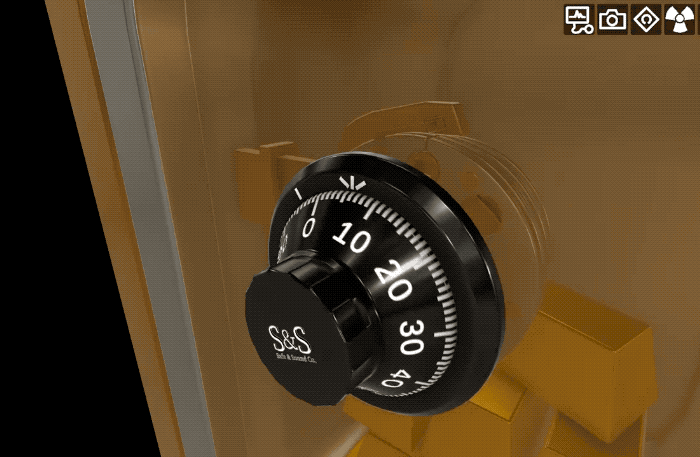 A GIF of the safe-cracking simulator.