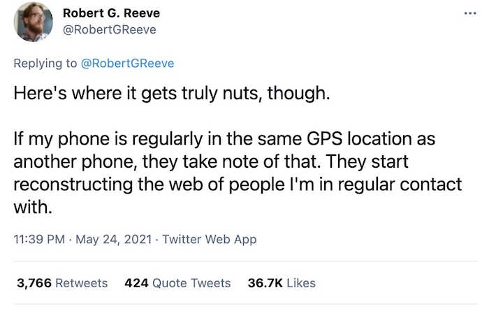 A great tweet thread on how advertising tracks you in the real-world as well as online.