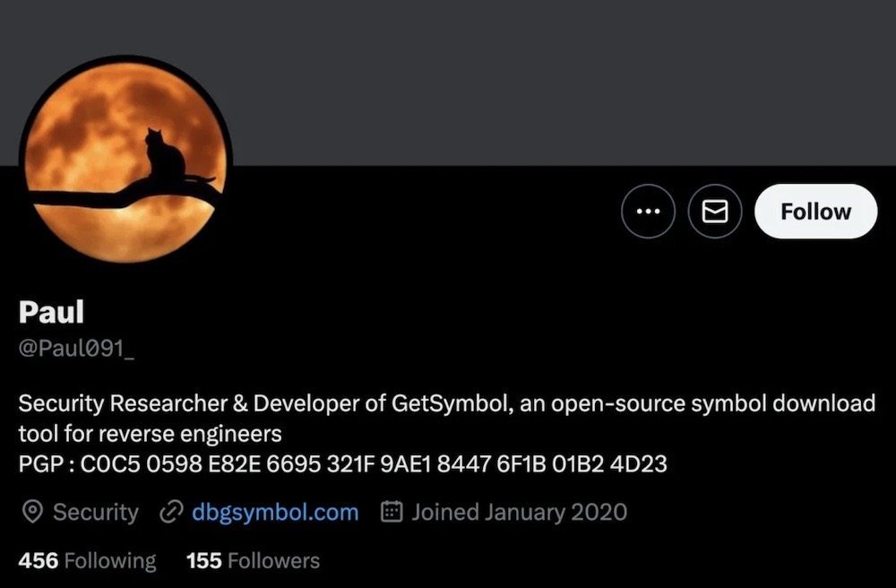 A screenshot of a Mastodon account of a user called @Paul091_, which has since been deleted or removed.