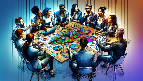 Empresários discutindo estratégias de negócios