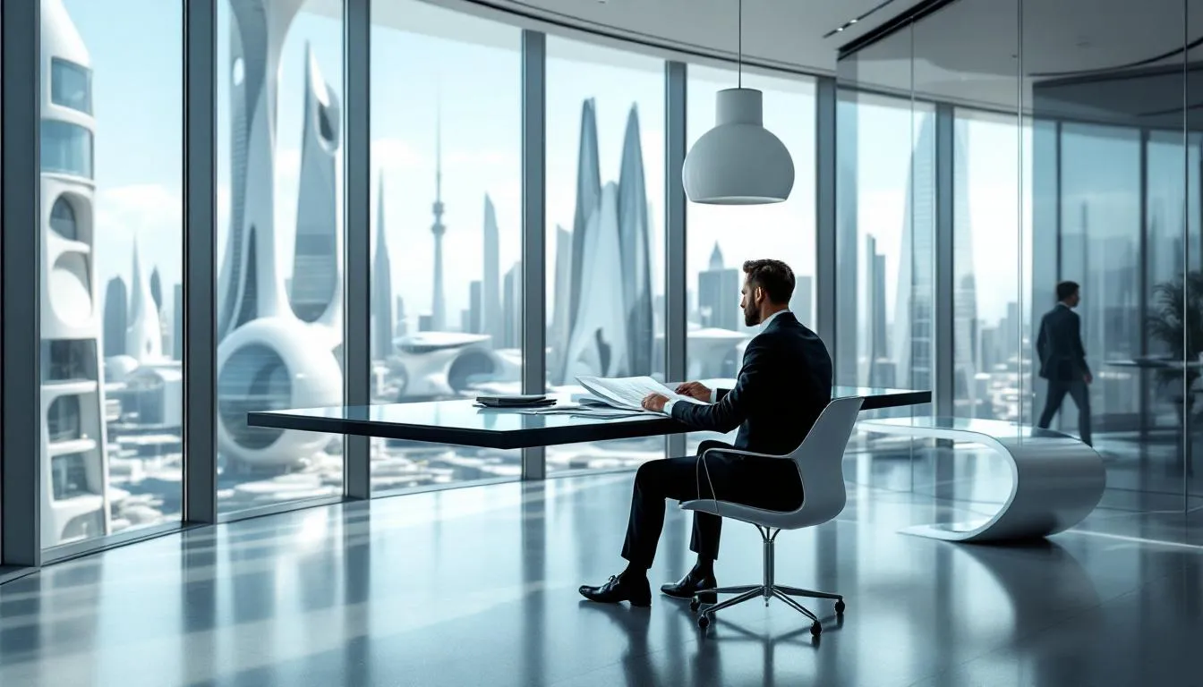 Foto de arquiteto trabalhando.