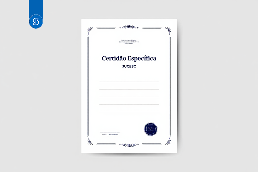 Foto de um modelo de Certidão Específica