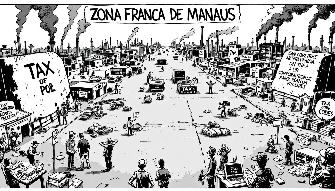 Ilustração da Zona Franca de Manaus e o Imposto Seletivo