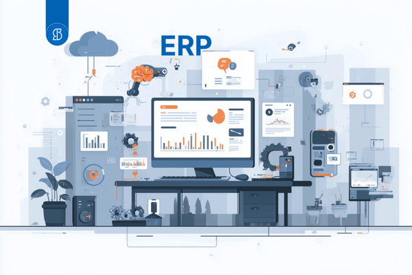 Imagem das conexões de um software ERP.