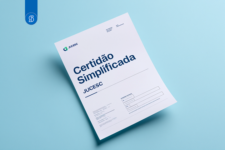 Foto de uma Certidão Simplificada.