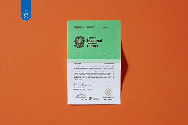 Certificado do CNIR Cadastro Nacional de Imóveis Rurais