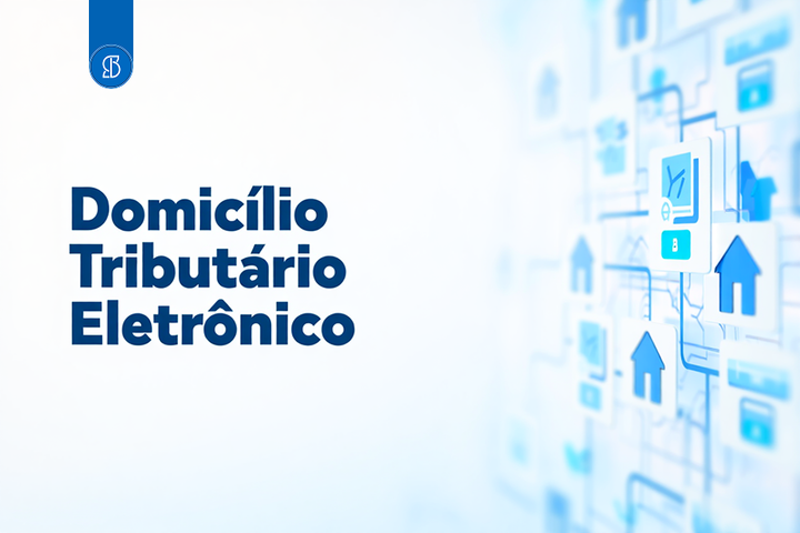 Imagem com texto Domicílio Tributário Eletrônico