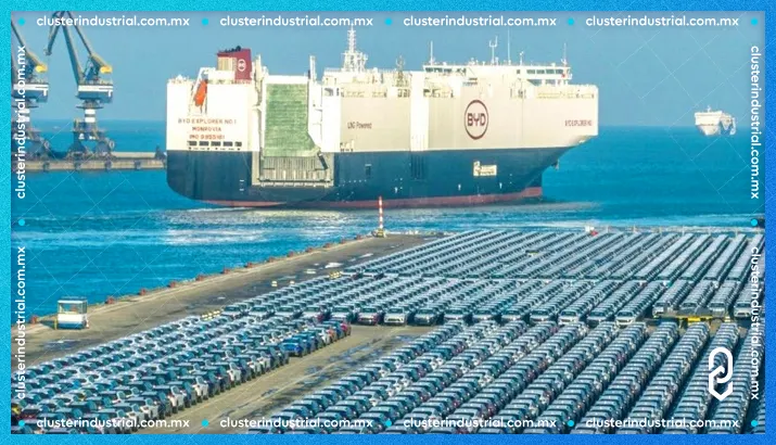 El nuevo buque BYD Hefei transportará 7,000 vehículos en cada recorrido