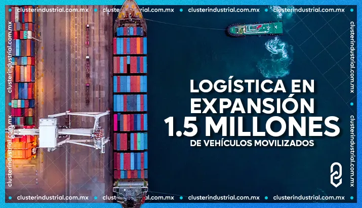 La logística sigue en expansión, con más de 1.5 millones de vehículos movilizados por vía marítima