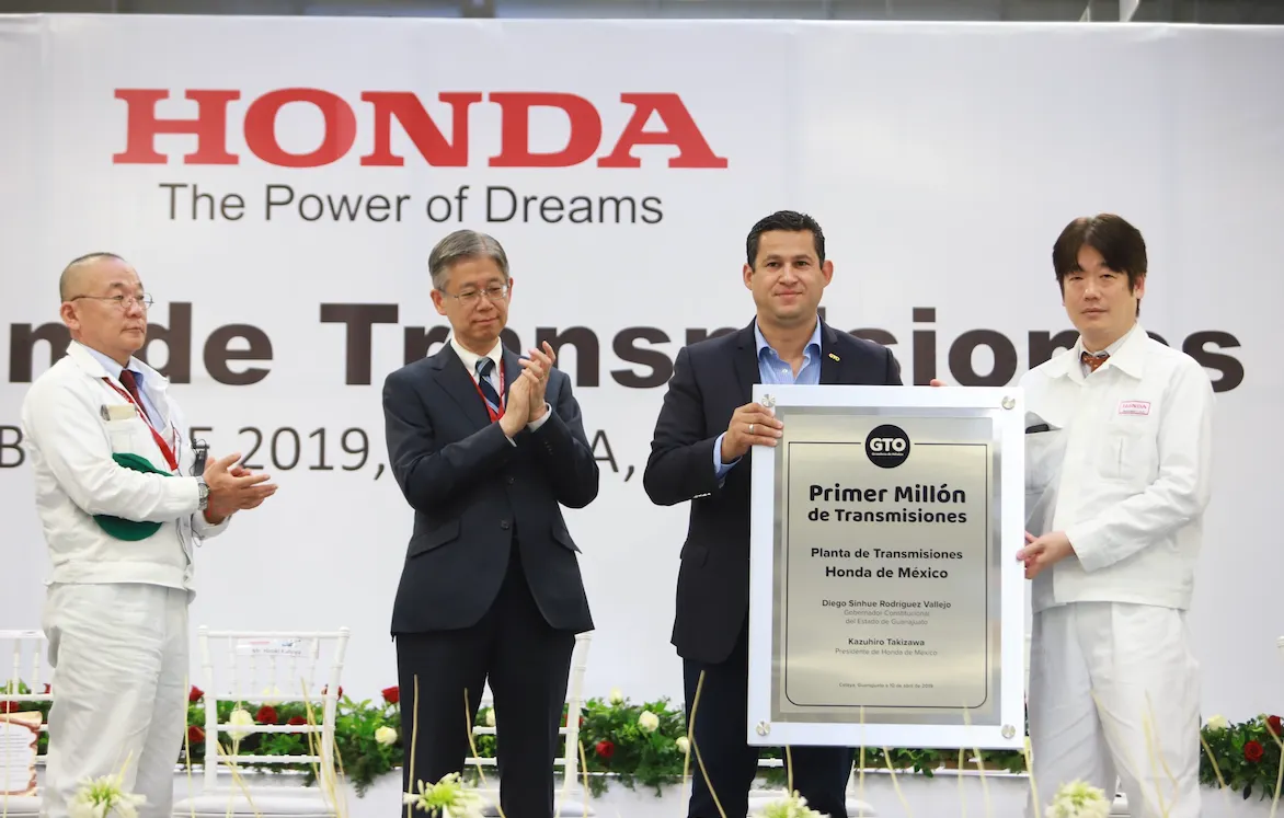 HONDA produce un millón de transmisiones en Celaya