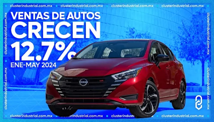 Mayo no decepciona y las ventas de autos crecen un 12.3%, superando las 585 mil en todo el 2024