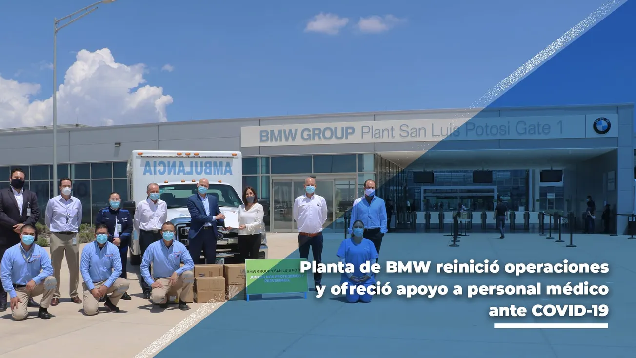 Planta de BMW reinició operaciones y ofreció apoyo a personal médico ante COVID-19