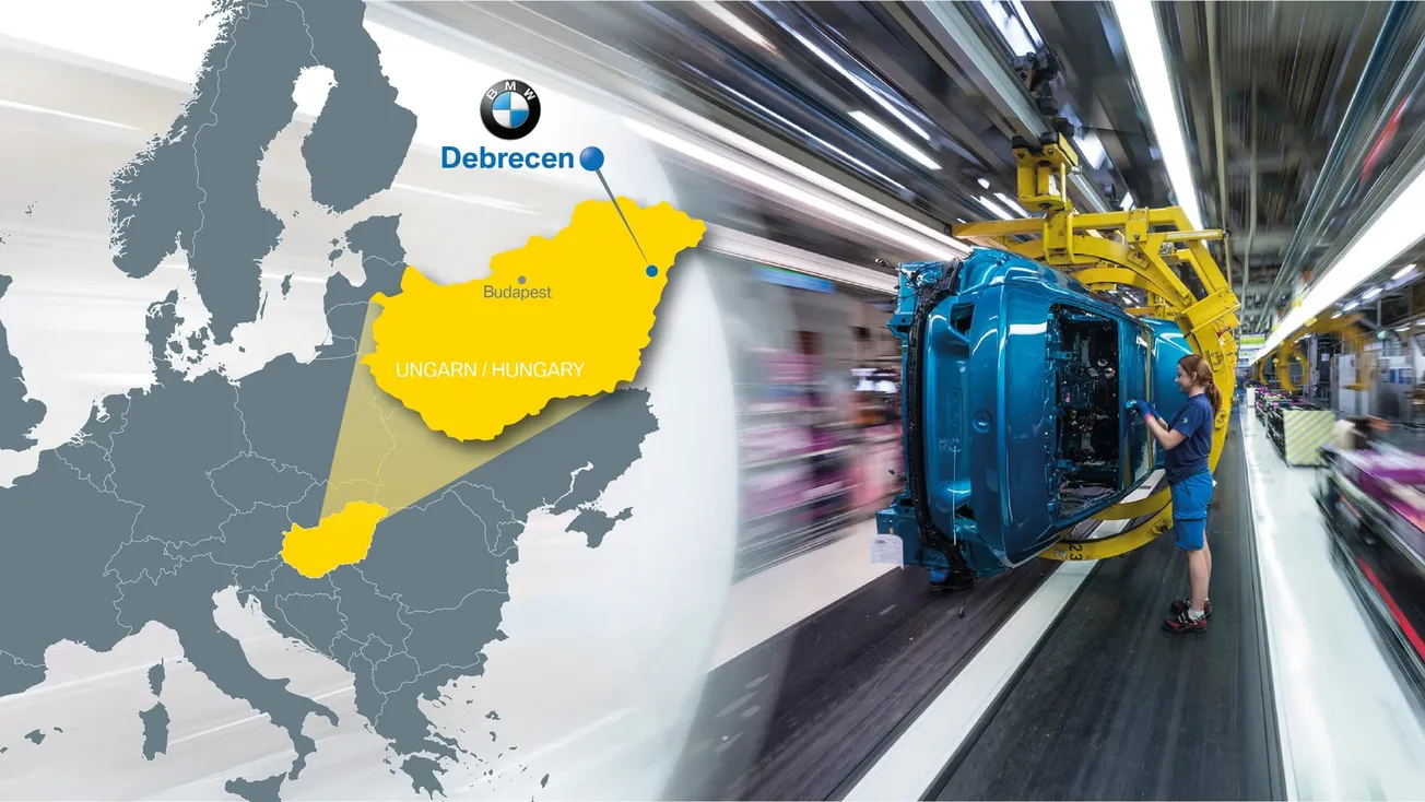 BMW anuncia que construirá planta automotriz en hungría