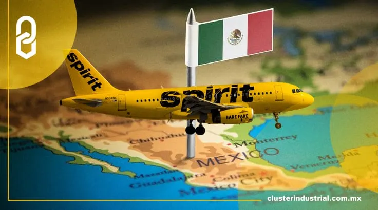 Spirit Airlines abre nuevas rutas para México