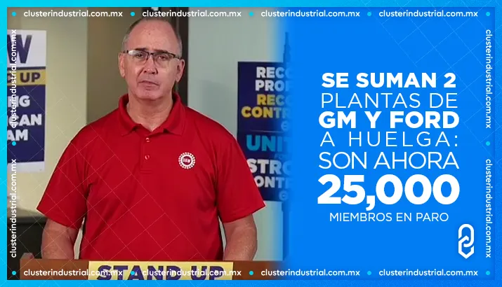UAW extiende huelga a dos plantas más de GM y Ford; Stellantis se salva por ahora
