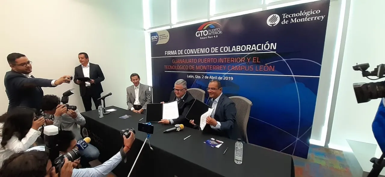 Guanajuato Puerto Interior y Tecnológico de Monterrey promueven innovación logística
