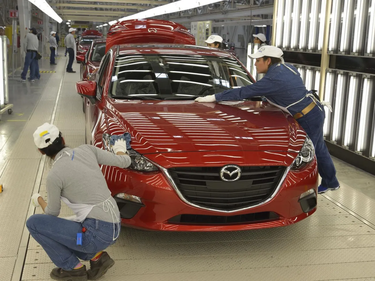 Producción mundial de Mazda crece 2.3% hasta julio 2018