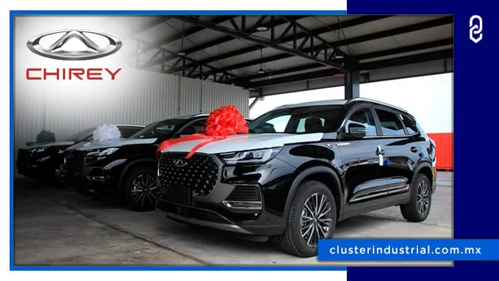 Chirey llega a México a través del puerto de Puerto Lázaro Cárdenas