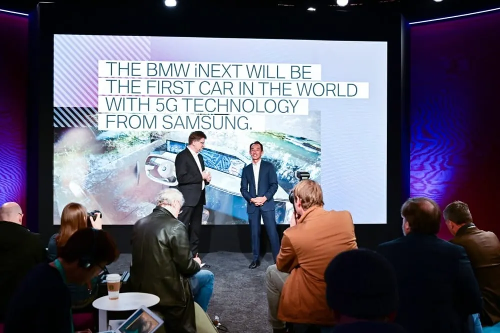 BMW expone el uso de las redes 5G junto a Samsung, Qualcomm y AT&T en el CES 2020