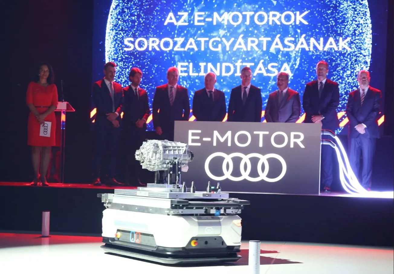 Nueva era para Audi: planta de hungría comienza producción de motores eléctricos