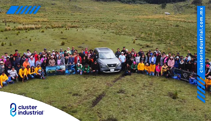 Nissan llevó a cabo reforestación con más de 1,400 árboles en Estado de México