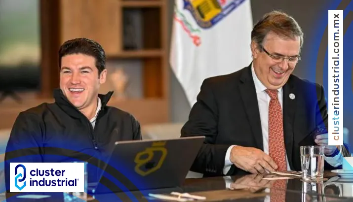 Autoridades recorren el terreno de la Gigaplanta de Tesla en Santa Catarina