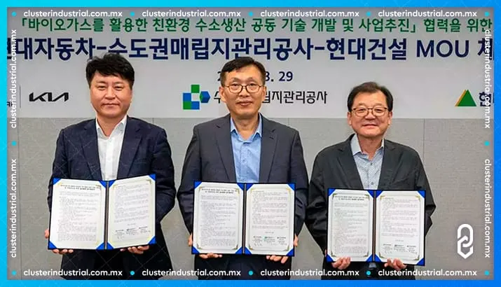 Grupo Hyundai producirá hidrógeno verde a partir de residuos de alimentos