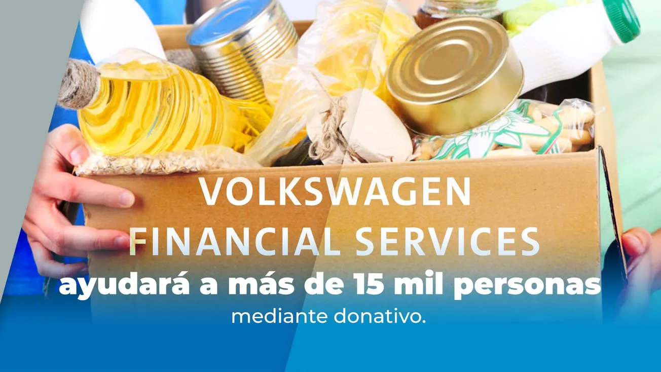 Volkswagen Financial Services ayudará a más de 15 mil personas mediante donativo