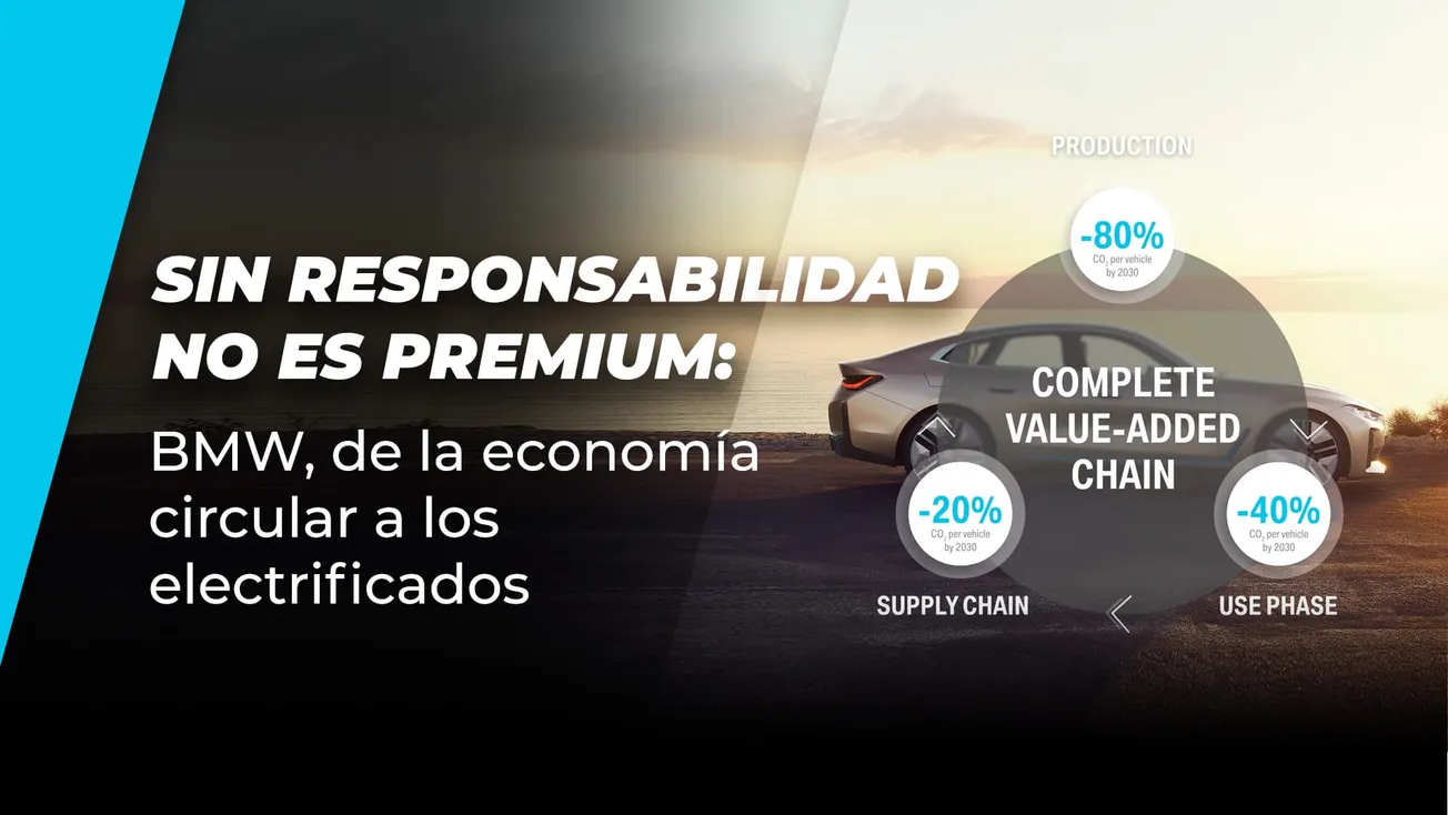 Sin responsabilidad no es Premium: BMW de la economía circular a los electrificados