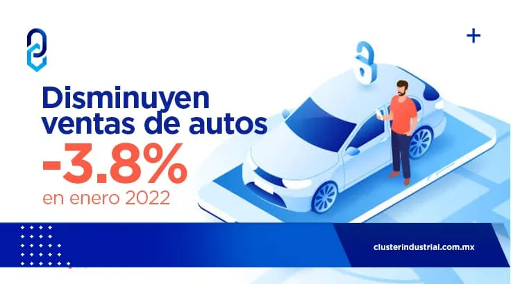 Pega cuesta de enero a industria automotriz: ventas bajan 3.8% según INEGI