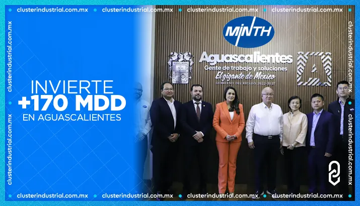MINTH invierte 173.5 MDD en Aguascalientes para producir baterías de autos eléctricos