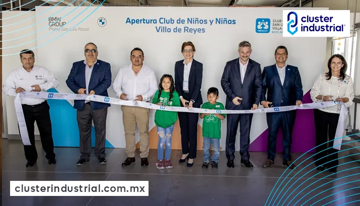 BMW Group Planta San Luis Potosí trabaja en la sede del Club de Niños y Niñas