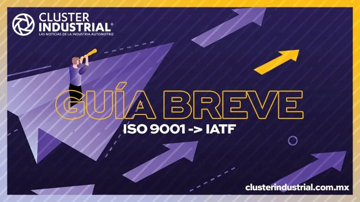 Guía breve para pasar de ISO 9001:2015 a IATF 16949:2016