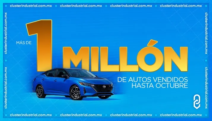 Ventas de autos superan el millón de unidades y crecen 21.2% en octubre de 2023