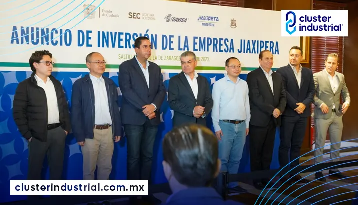 Jiaxipera invierte 60 MDD en Coahuila