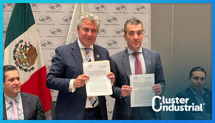 ASTOM y COMCE de Occidente suscriben convenio de colaboración para impulsar el comercio exterior