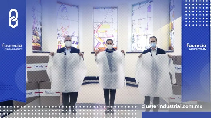 Faurecia México apoya a la Fundación IMSS A.C. con 50,000 batas