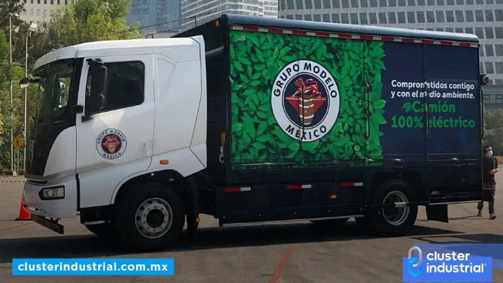 Grupo Modelo inaugura primera electrolinera para camiones eléctricos de carga pesada
