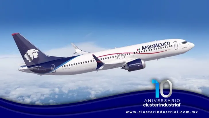 Aeroméxico movilizó un millón y medio de pasajeros en octubre