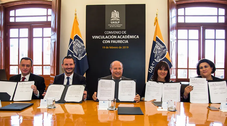 UASLP y Faurecia reforzarán educación dual