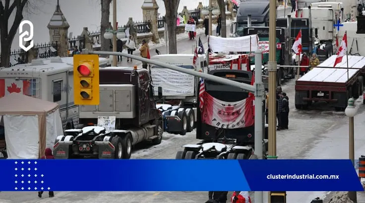 GM, Toyota, Ford y Stellantis detienen su producción por el bloqueo de camioneros canadienses
