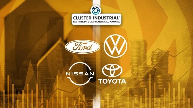 Ford, Volkswagen, Nissan y Toyota invierten más de 2 MMDD en México
