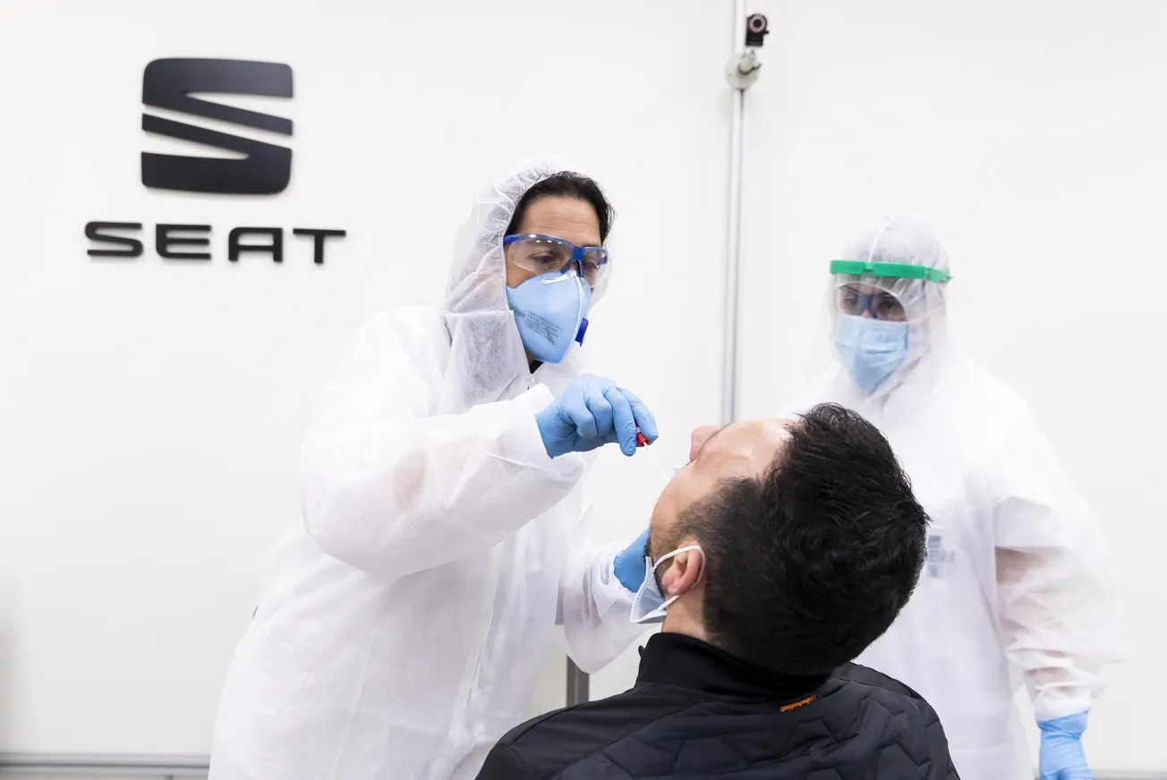 SEAT hará pruebas de COVID-19 a sus 15,000 empleados para permitir que regresen al trabajo